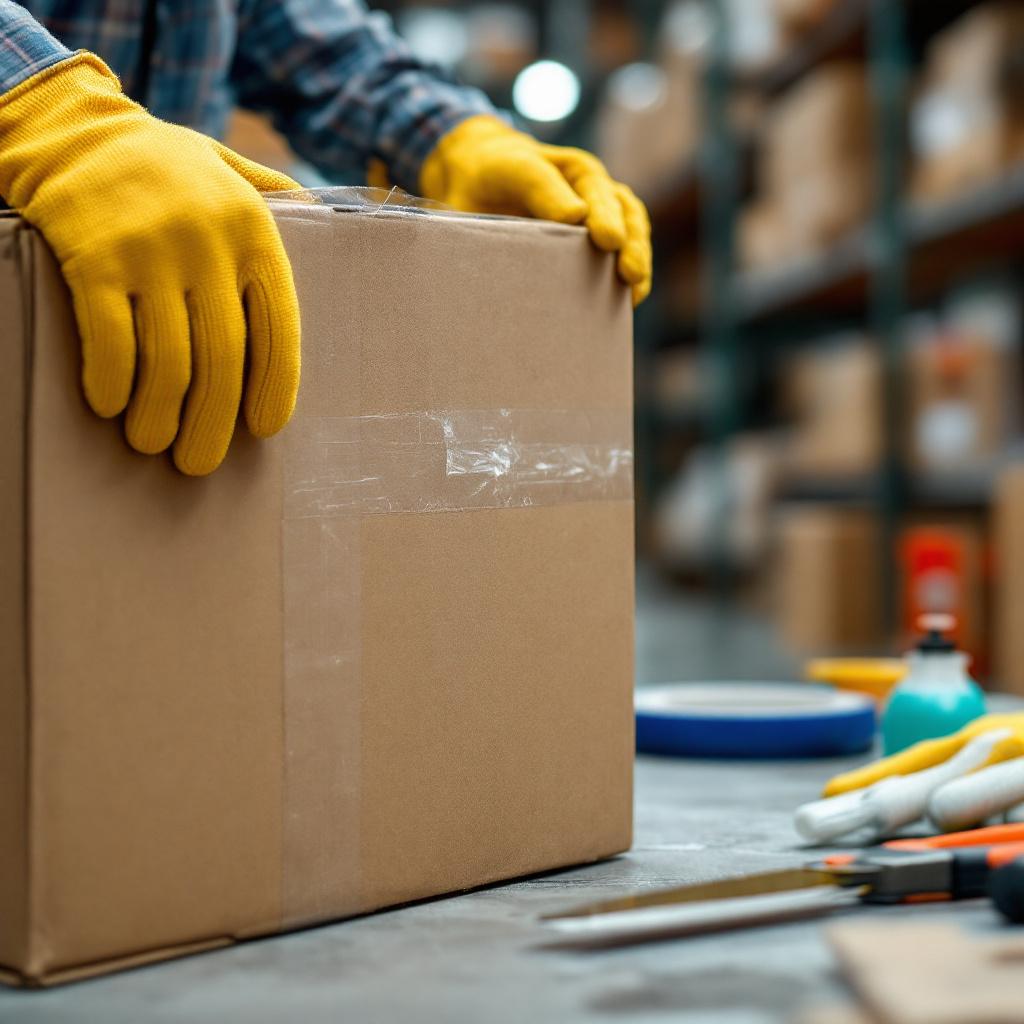 Cinta adhesiva transparente