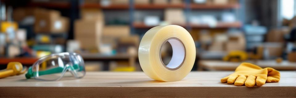 Cinta adhesiva transparente