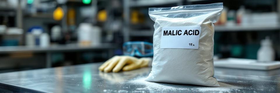 Acido malico en polvo