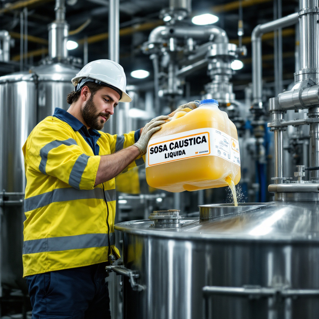 Sosa caustica liquida