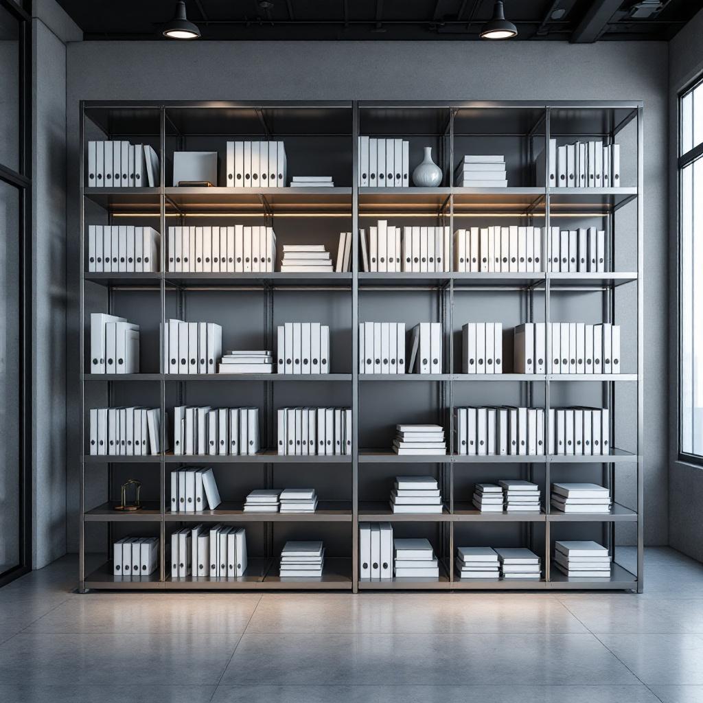 Libreros de acero inoxidable