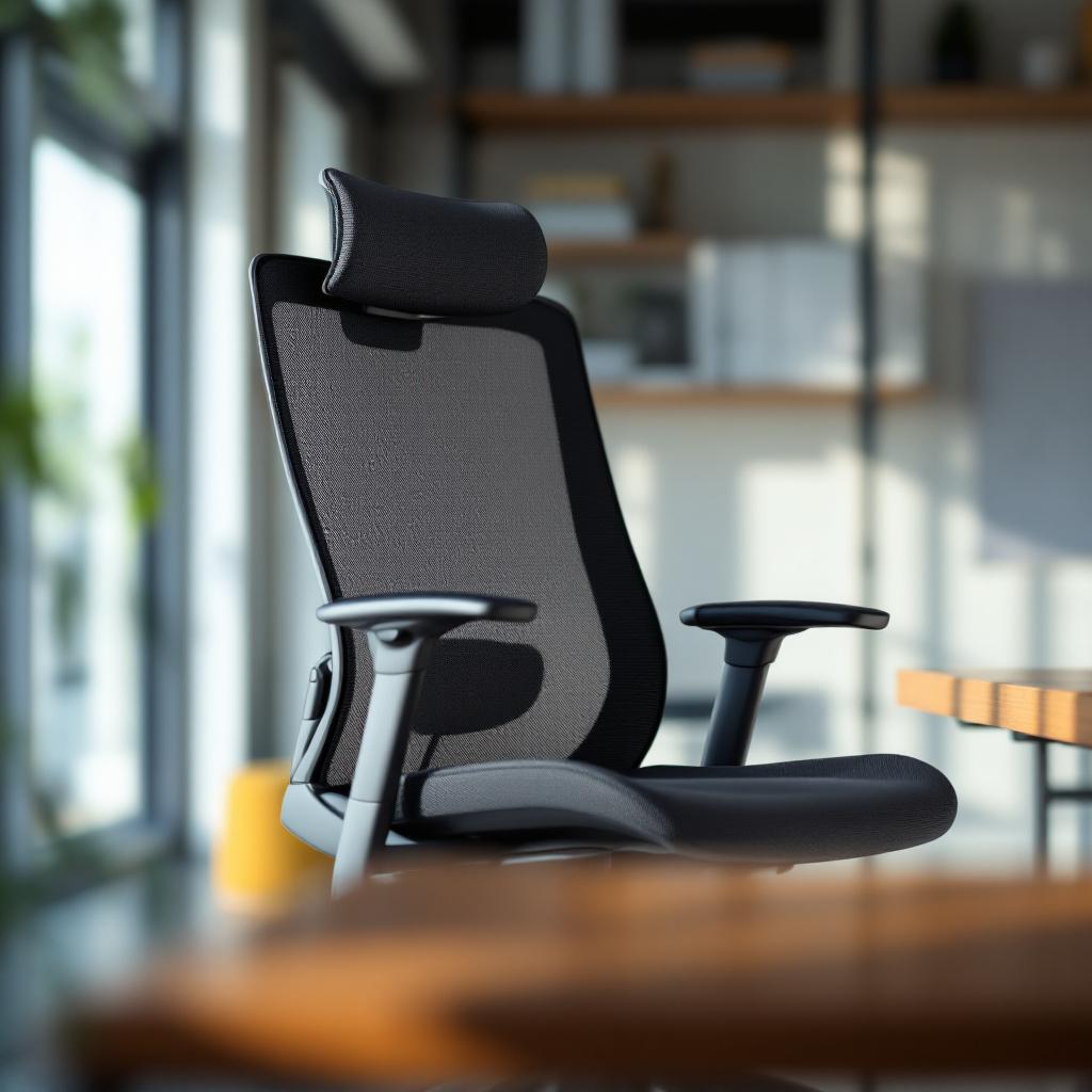 Silla con Respaldo de Malla