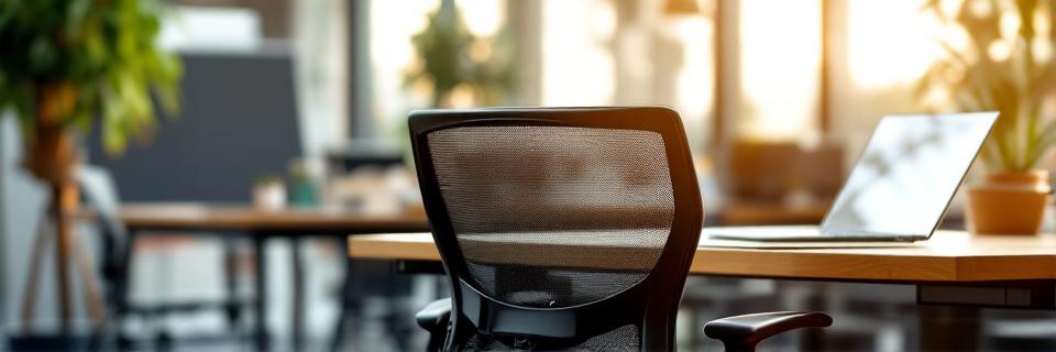 Silla con Respaldo de Malla