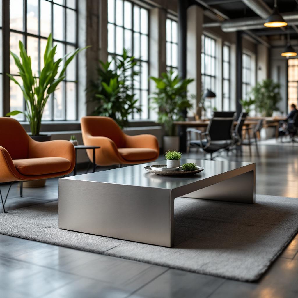 Mesas de centro de acero