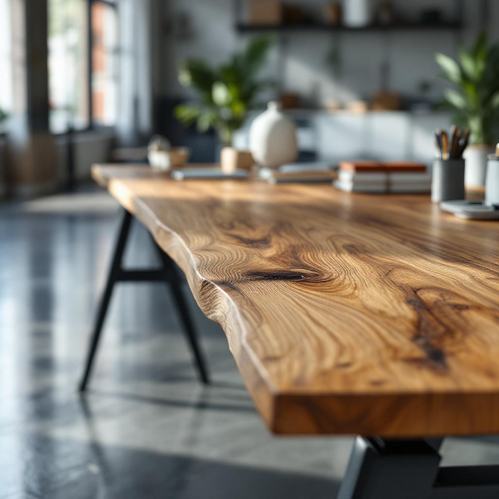 Escritorios en chapa de madera