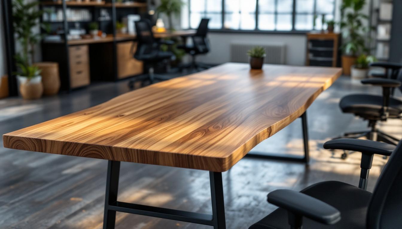 Escritorios en chapa de madera