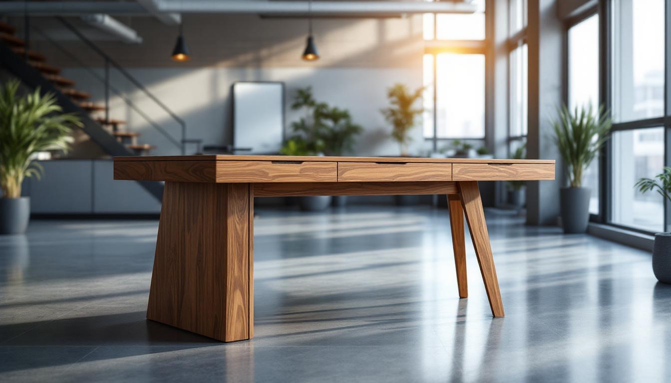 Escritorios en chapa de madera