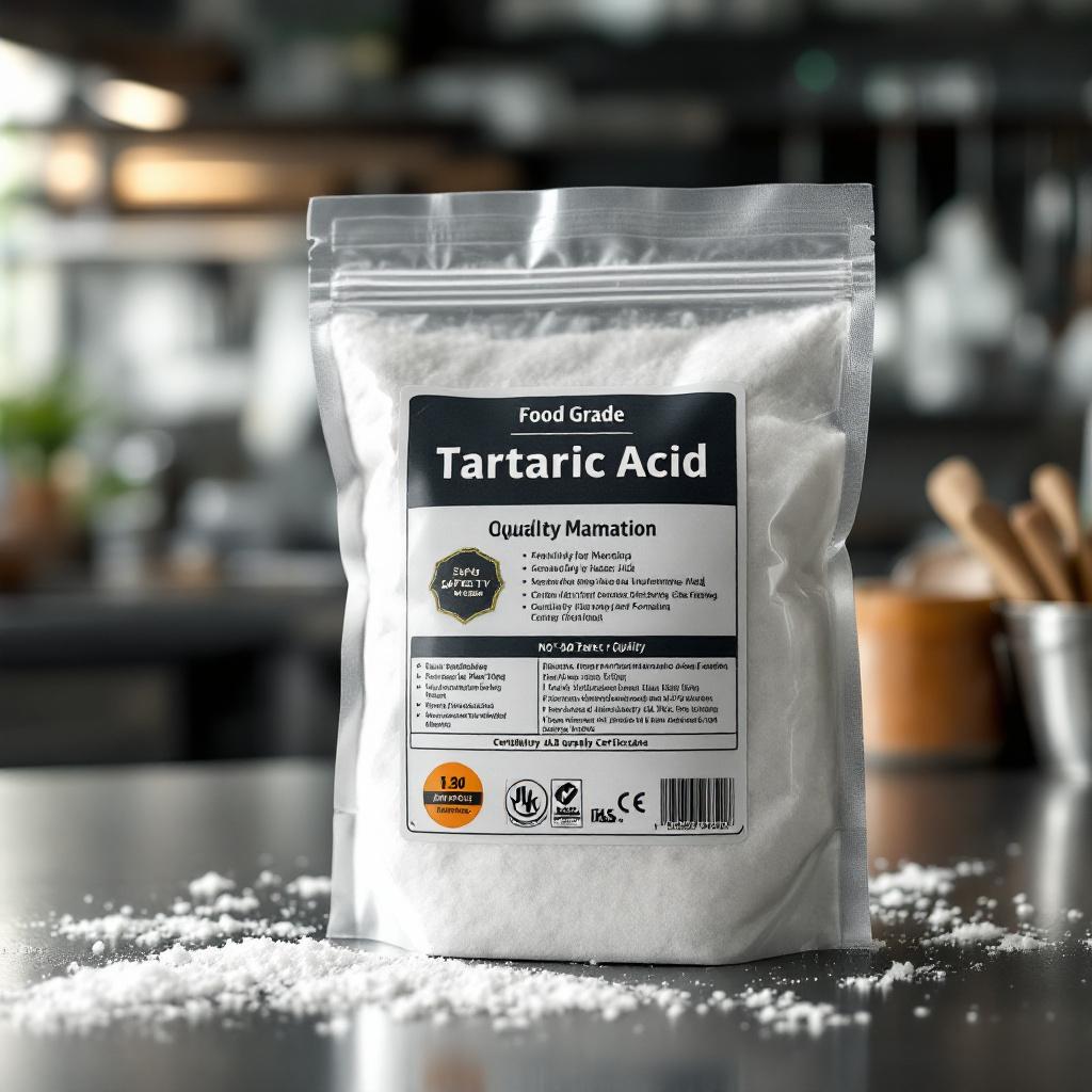 Acido tartarico grado alimenticio