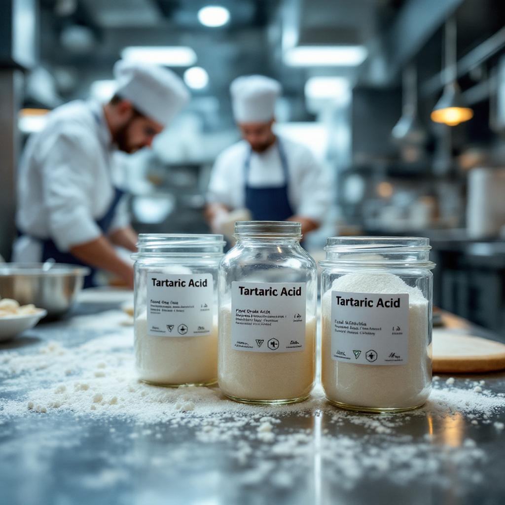 Acido tartarico grado alimenticio