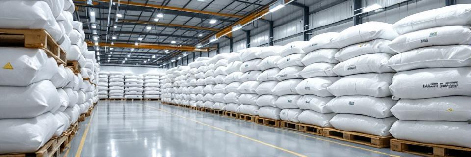 Sulfato de aluminio blanco