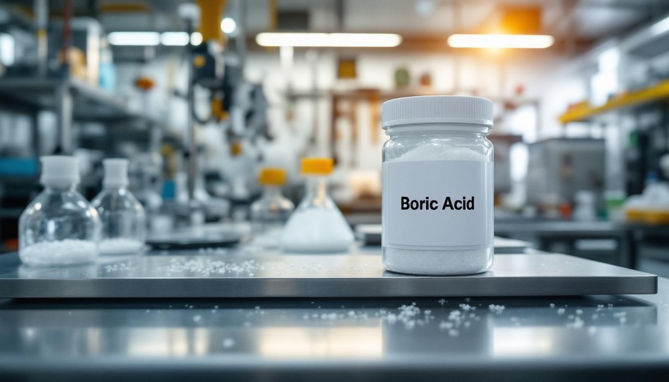 Acido borico grado cosmetico