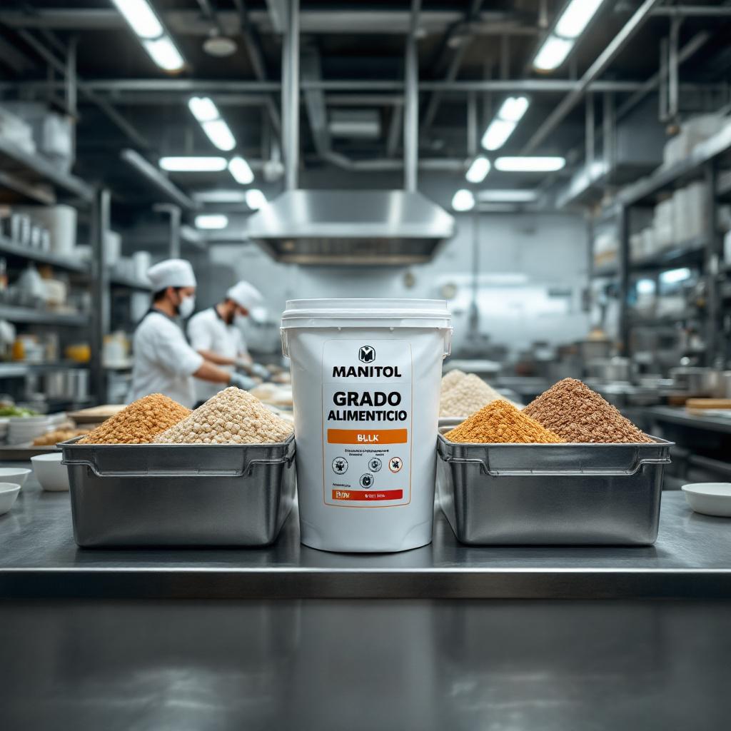 Manitol grado alimenticio