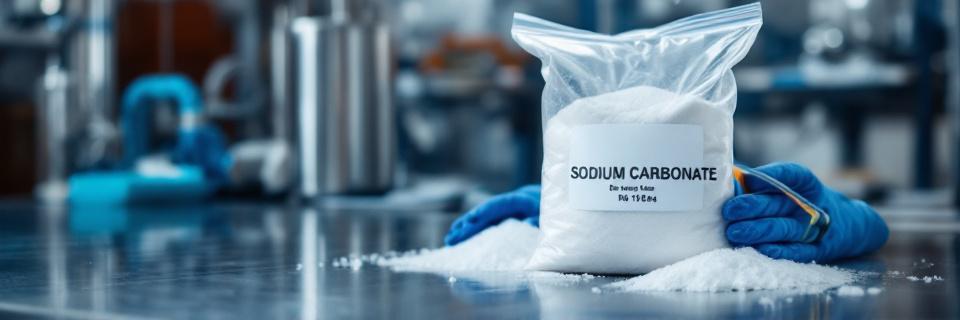 Carbonato de sodio denso