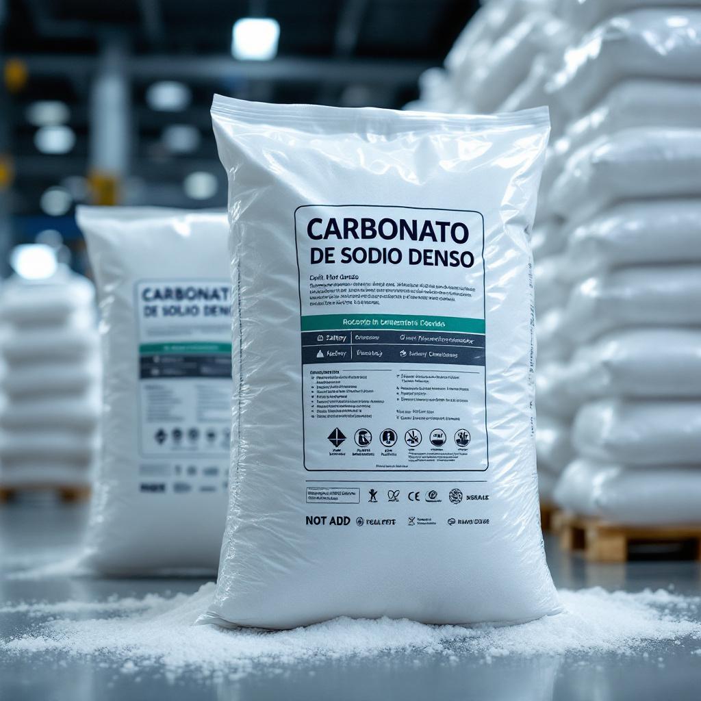 Carbonato de sodio denso