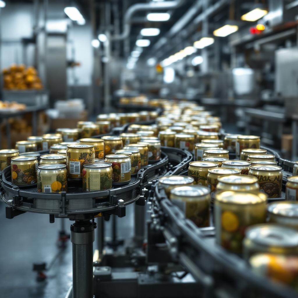 Transportadores de Cadena Ancha para Lata de Alimentos