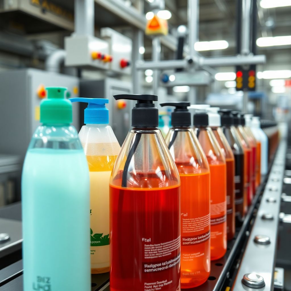 Envasado de Shampoo