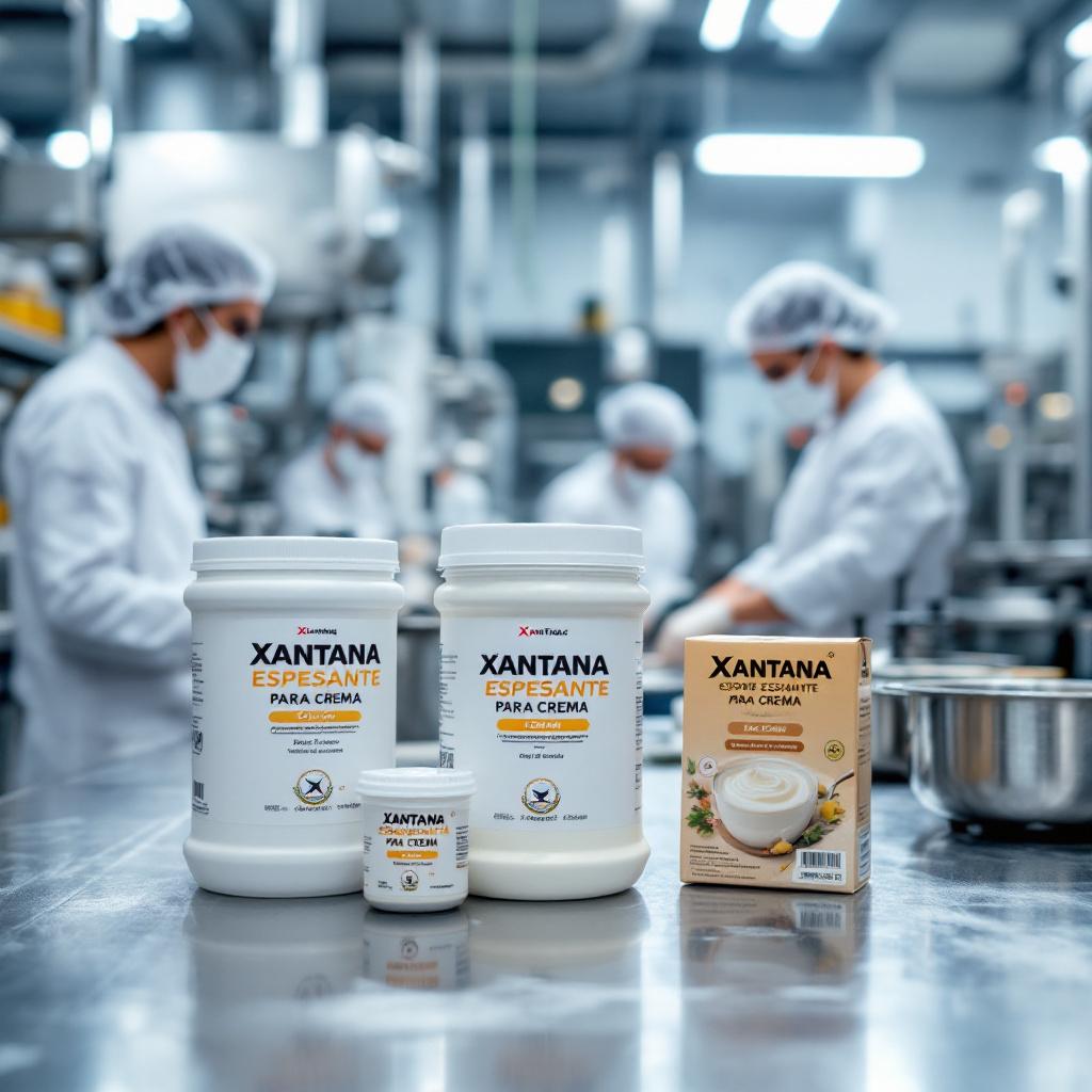 Xantana espesante para crema