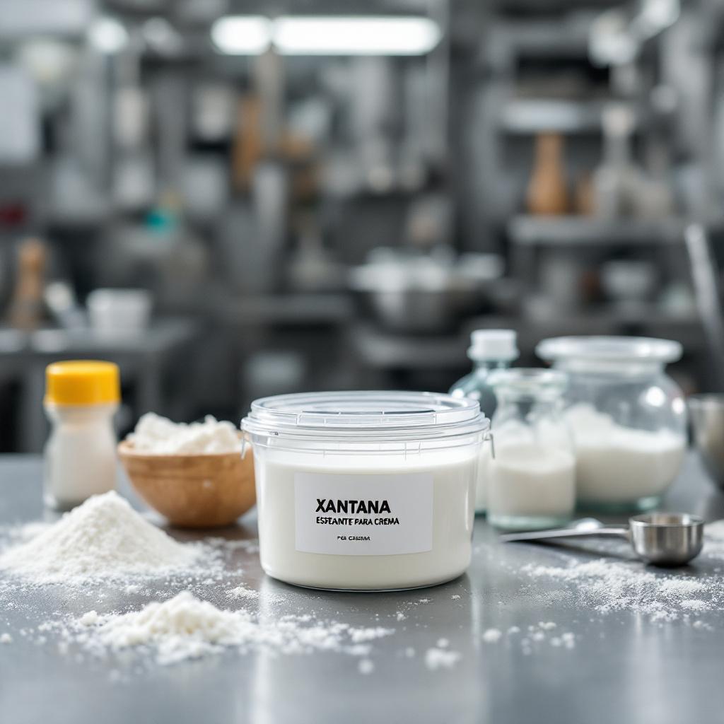 Xantana espesante para crema