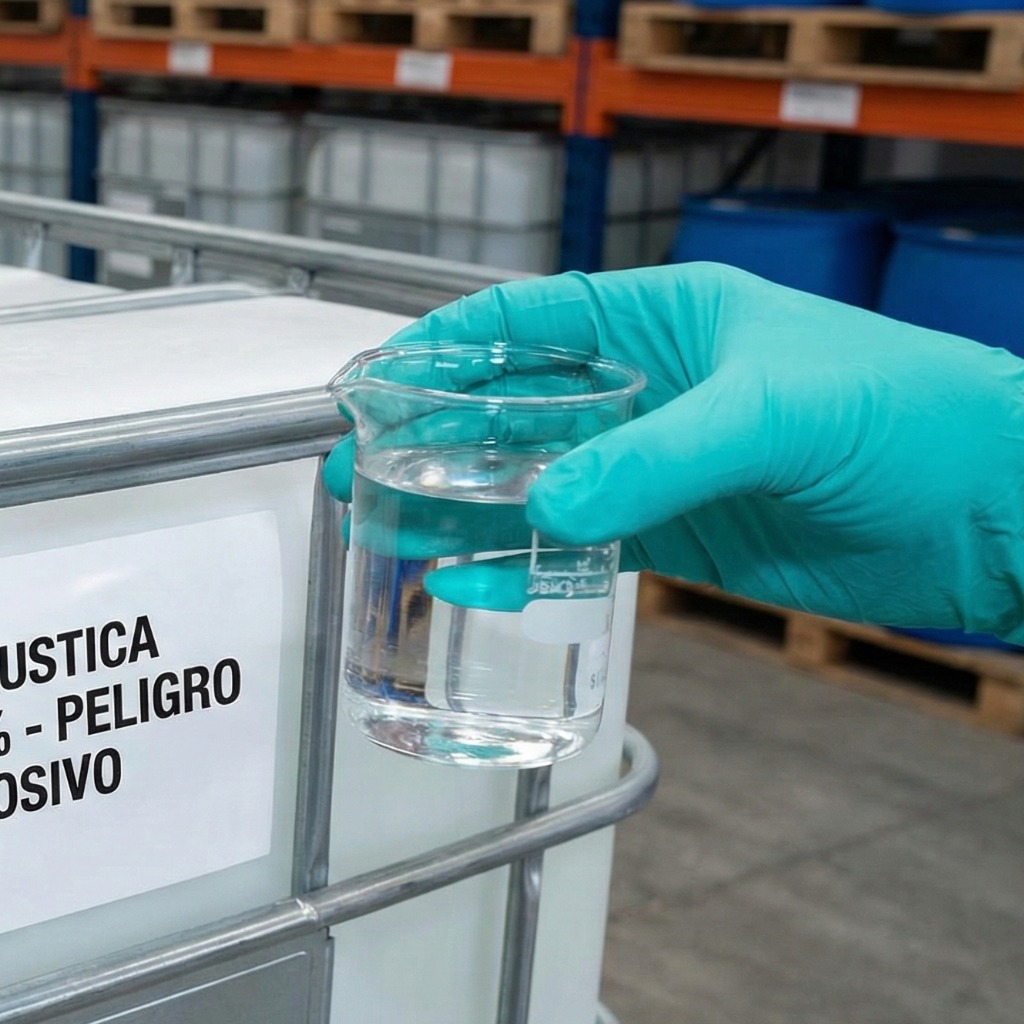 Sosa caustica liquida