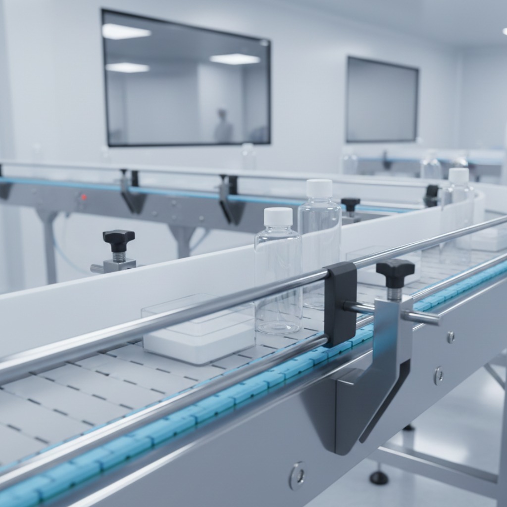 Transportadores de Cadena Ancha para Latas de Vidrio