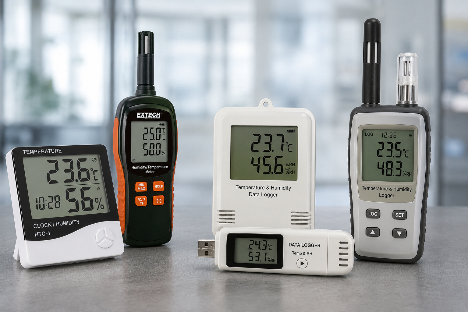 Medidores de Temperatura y Humedad