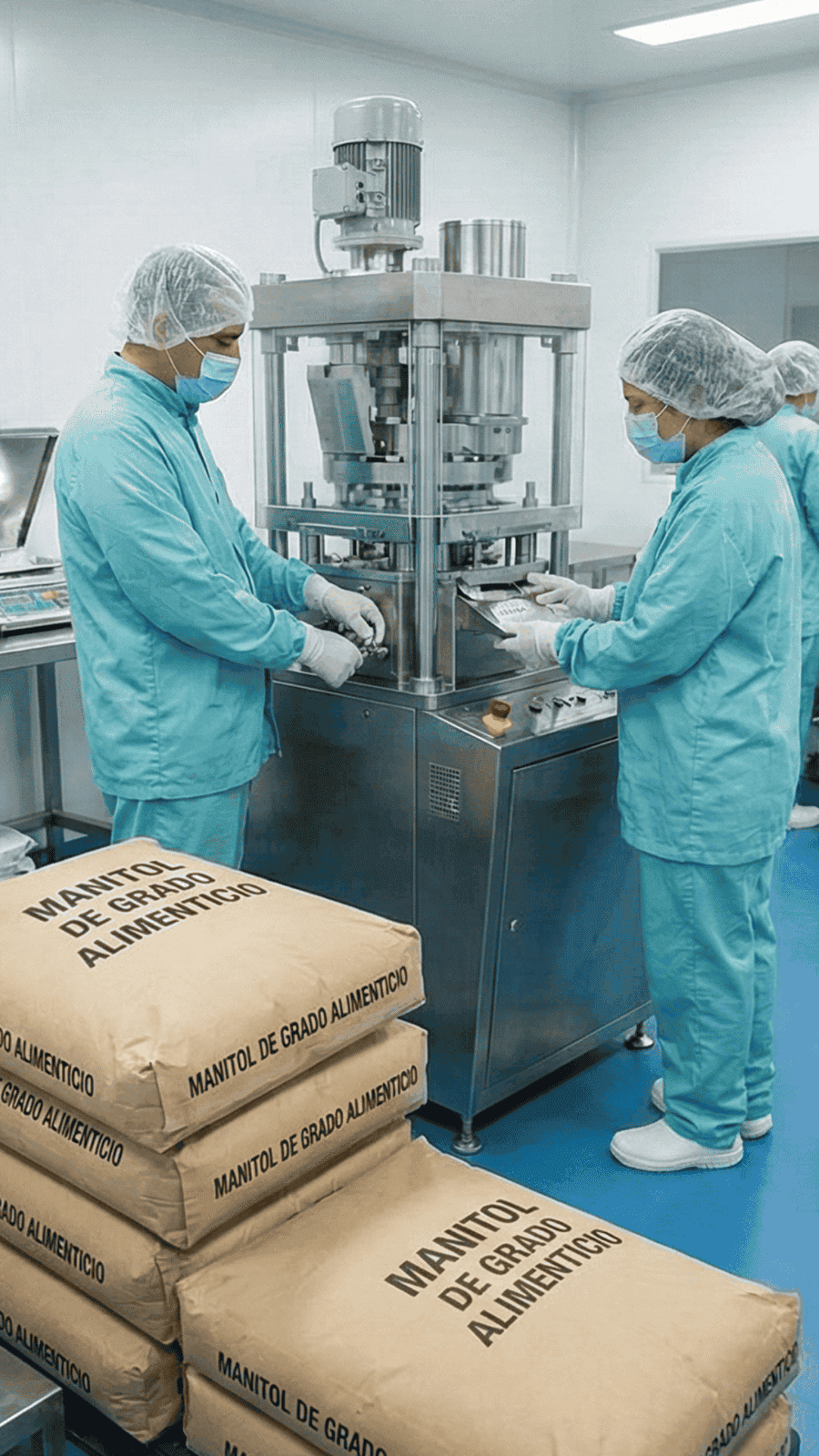 Manitol grado alimenticio