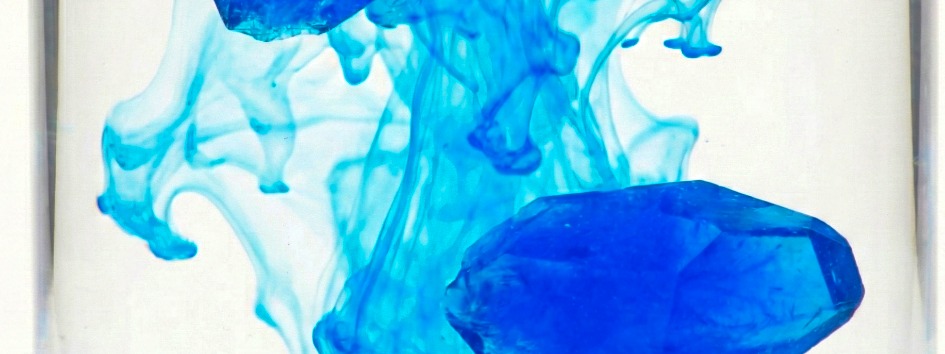 Sulfato pentahidratado en cristal